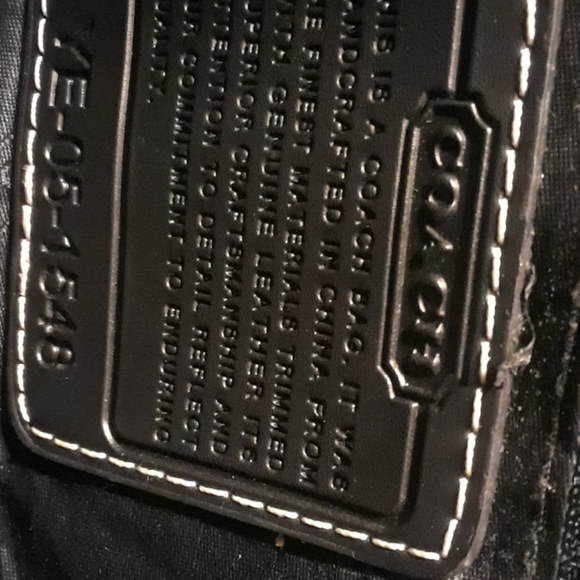 Coach purse w/small wallet pouch - Picture 7 of 8